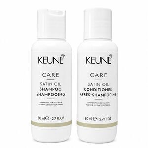 Keune Care Satin Oil Shampoo & Conditioner 2.7 Oz Set